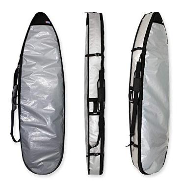 Imagem de CAPA PRANCHA SURF TRIPLA SARCÓFAGO REFLETIVO E ACOLCHOADO 6'8 - MAORI EXTREME