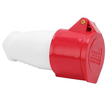 Imagem de Conector de Alimentação Industrial Trifásico, Conector de Tomada/plugue Industrial de 4 Pinos 240 V 16 A/32 A Máquina Elétrica à Prova D'água IP44, Plugues Elétricos