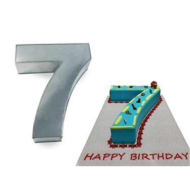 Imagem de EURO TINS Assadeira/Lata para Bolo de Aniversário de Casamento com Número Pequeno 25,4 cm x 20,3 cm (7)