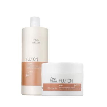 Imagem de Kit Fusion Shampoo 1L E Máscara 150ml - Wella Professionals