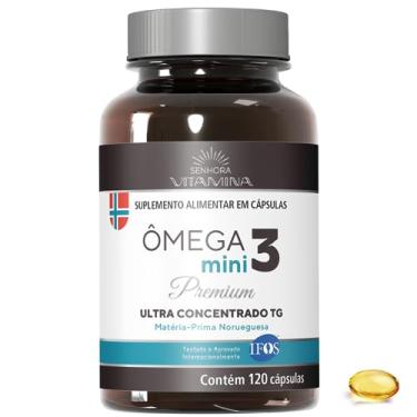 Imagem de Ômega 3 da Noruega Ultra Concentrado TG Certificado IFOS Mini Cápsulas 1.200mg EPA + DHA Fácil de Engolir (120 cápsulas)
