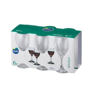 Imagem de Conjunto de Taças para Vinho Tinto Nadir Windsor 250ml - 6 Peças