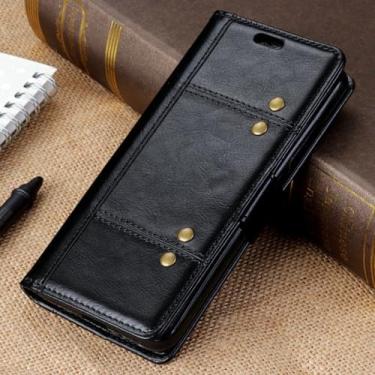Imagem de Para Huawei P40 Pro Plus Capa Para Huawei mate 50 Pro P50 5G Flip Cover Luxury Wallet Phone Para P30 Pro P 40 50 P50Pro Mate50, Preto (FMW), Para Huawei P40 Pro