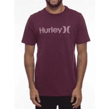 Imagem de Camiseta Hurley O&Ampo Solid - Roxo