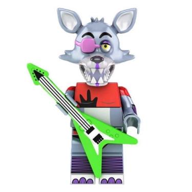 Imagem de Boneco Blocos De Montar Gray Foxy Five Nights At Freddys - Mega Block