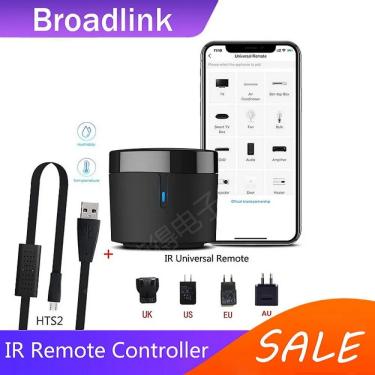 Imagem de Broadlink rm4mini  hts temperatura umidade sensor wifi ir controle remoto para ar condicionado tv