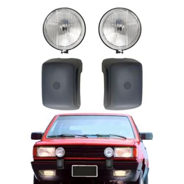 Imagem de Kit Batente E Milha Gol Parati Saveiro Voyage 87 A 90 Cinza