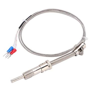Imagem de Termopar Tipo K M12 Termopar de Mola de Compressão Tipo K 0 a 400 5mm Termopar Blindado Fio Sonda para Componentes Mecânicos de Fábrica (aço inoxidável 5)
