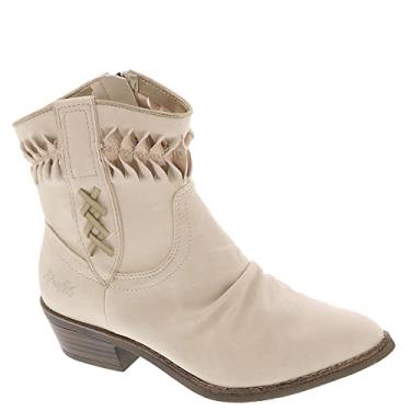 Imagem de Blowfish Malibu Bota feminina Sygns no tornozelo, Cloud Prospector/Rosegold Metallic, 7.5