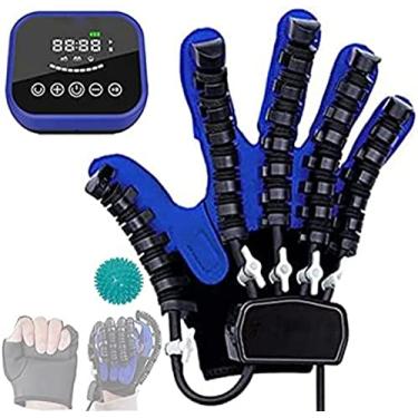 Imagem de Luvas de robô de reabilitação, órtese de tala biônica para treinamento de dedo, exercícios para pacientes com disfunção das mãos, solução de rigidez das mãos, esquerda, XL