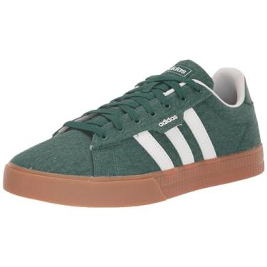 Imagem de adidas Tênis de Skate Masculino Daily 3.0, Collegiate Green/Branco/Gum, 10