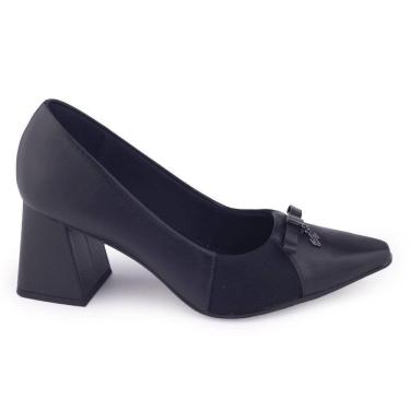 Imagem de Scarpin Usaflex Feminino AL2203001 salto bloco social