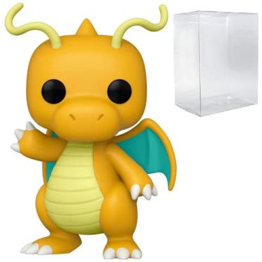 Imagem de Pokemon - Dragonite Pop! Vinyl Figure (Bundled with Compatible Pop Box Protector Case), Multicolor, 3.75 inches