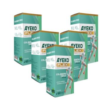 Imagem de Kit 5 Ayeko Flex (colágeno Tipo 2 + Associações) 60caps