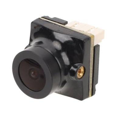 Imagem de Microcâmera Fpv 1200tvl Wdr 2.1mm Lente Grande Angular de 125 Graus Dc 5-35v Pal Ntsc Comutável para Drone Quadricóptero Preto