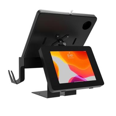 Imagem de Suporte para POS e impressora – Estação POS CTA com suporte para impressora, suporte magnético para scanner, suporte para leitor de cartão e 2 compartimentos de segurança (PAD-CHKS2EN)