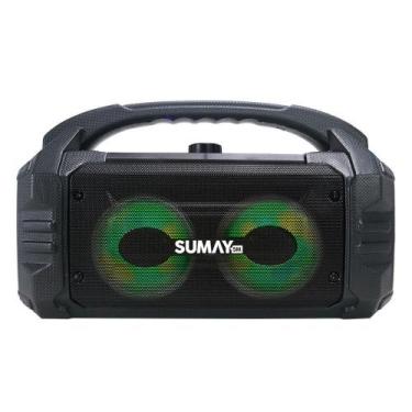 Imagem de Caixa De Som Sumay Portátil Sun Box Bivolt - Sm-Csp1304, Bivolt, Portá