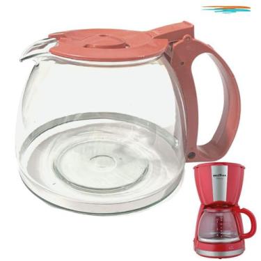Imagem de Copo Jarra de Cafeteira Britânia Cp30 CP 30 Inox Vidro Forte - Mistral
