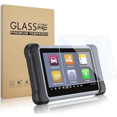 Imagem de Pacote com 2 protetores de tela de vidro temperado Autel MaxiCOM MK808BT/MK808/MK808TS, MaxiCheck MX808, MaxiPRO MP808, MP808K, película de vidro temperado para MaxiDAS DS808/DS808K, IM508