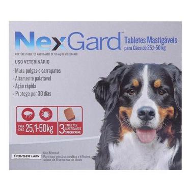 Imagem de Antipulgas Nexgard Cães De 25 À 50kg 3 Tabletes