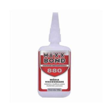Imagem de Super Cola Adesivo Instantâneo Maxx Bond 880 Multiuso 100g