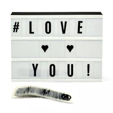 Imagem de Luminária Light Box Placa Led Quadro Letreiro Luminoso Letra - Nova Er