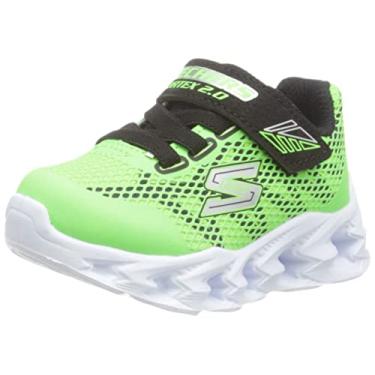 Imagem de Skechers Tênis infantil para meninos HYDRO LIGHTS, Limão/preto, 2 Little Kid