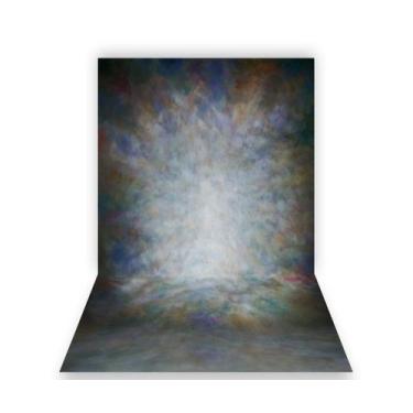 Imagem de Fundo Fotográfico 1,50 X 2,70 - Gestante Nuvem Colorida Fine Art 001 -