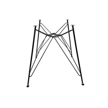 Imagem de Base de Mesa Eames Eiffel Ferro Torre cor Preta de Jantar ou Cozinha 4