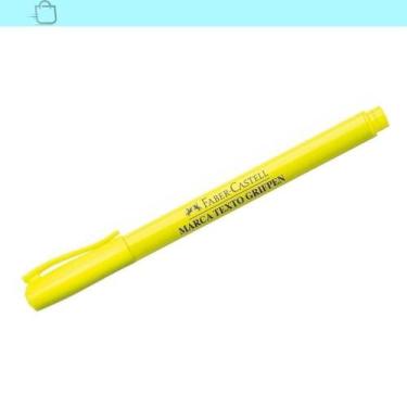 Imagem de Caneta Marca Texto Amarelo De Impacto Faber Castell Grifpen - Faber-ca