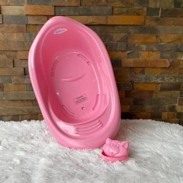 Imagem de Banheira Plastico Bebe com saboneteira 22 Litros Infantil Livre de BPA
