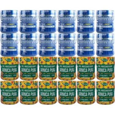 Imagem de Revenda 12 Gel Arnica Pura + 12 Gel Cartilagem de Tubarão - Rhenuks