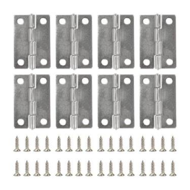 Imagem de Mini Dobradiça 36mm Com Parafuso Para Artesanato Caixa 10 Unidades - R