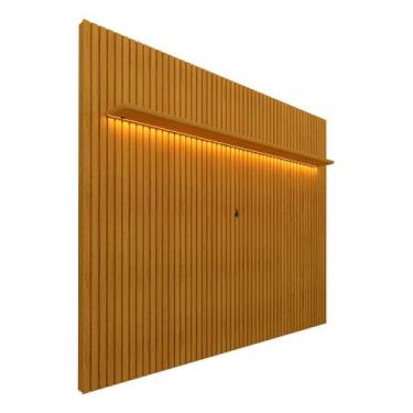 Imagem de Painel Para Tv Ripado Com Led Nobre 230 Naturale - Gelius - Gelius Móv