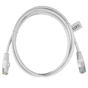 Imagem de Patch Cord Cat5e 100% Cobre 1,5m Homologado Anatel Branco - Pier Telec