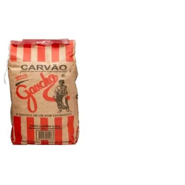 Imagem de Carvão 02 Kg Vegetal Churrasco Eucalipto 100% Ecológico - GAUCHO