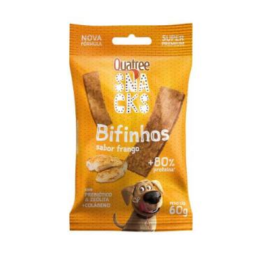 Imagem de Quatree Snacks Bifinho Sabor Frango 60g