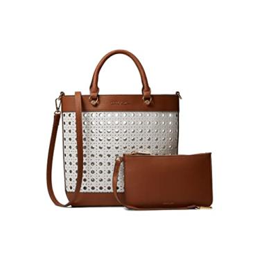 Imagem de Anne Klein Mini bolsa Perf com bolsa, Gardênia/sela, One Size