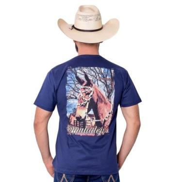 Imagem de Camiseta Muladeiros Masculina Country Azul Jopper Bulls, Azul, M