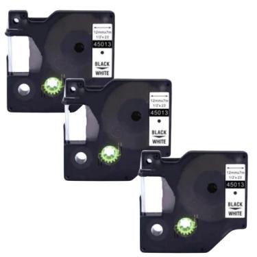 Imagem de 3 Fitas Dymo COMPATIVEL Branca D1 45013 COLORPOP LM210 LM160 - Masterp