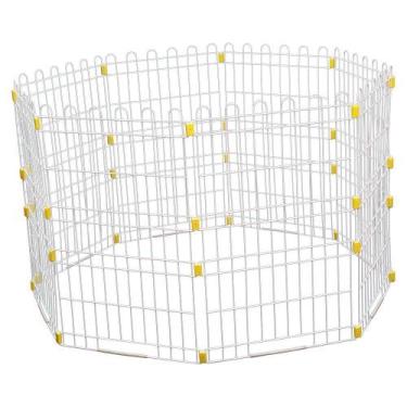 Imagem de Canil Portátil Bragança Cães Branco - Tamanho 3