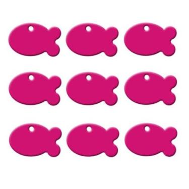 Imagem de Plaquinha de Identificação para pets e animais de estimação com gravaç