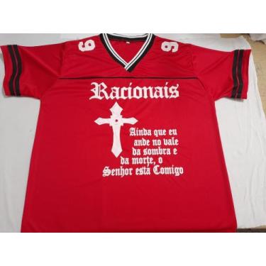 Imagem de Racionais - camisa - RR, Vermelho, EGGGG