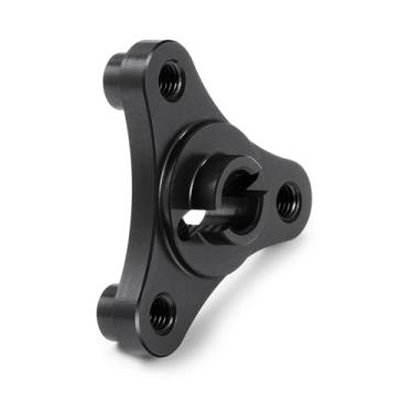 Imagem de WEFEINO Aluminum Alloy 7075 Slipper Clutch Eliminator Compatible with Tra-xxas E-Maxx E-Revo Summit T-Maxx 3.3 Revo 3.3 1/10 RC Car Upgrade Parts (Black)