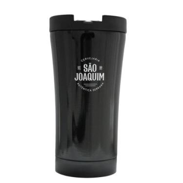 Imagem de Copo térmico inox parede dupla a vácuo 380 ml com tampa - Cervejaria S