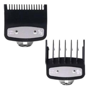 Imagem de Pente Disfarce Clip Metal P Maquinas 1.5 E 0.5 Meio - Loja Barbeiro