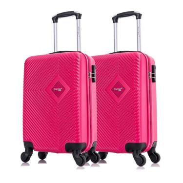 Imagem de Mala de Bordo 2 peças Zug Pink Swiss Move-Feminino