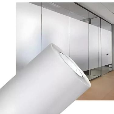 Imagem de Adesivo Vinil Jateado Vidro Janela Box Impermeável 3m x 1m - BG Adesiv