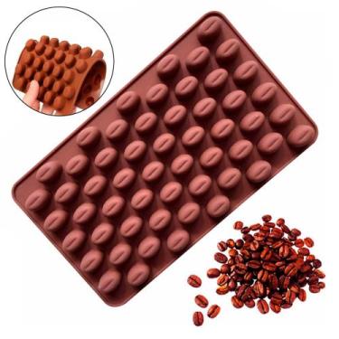 Imagem de Forma Molde Silicone Grão De Café Para Chocolate Doces Balas - Things 