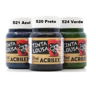 Imagem de Tinta Lousa Colorida 37ml Acrilex, AZUL